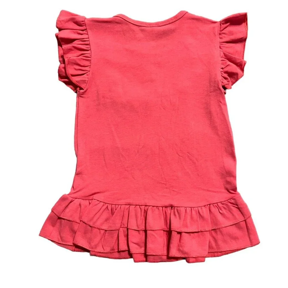 Girls 4T Floral Ruffle Peplum Top & Pants Set